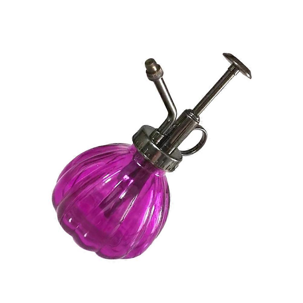 Nozzle Sprayer Pumpkin Design Glass Sprinkler Purple 9x16x9cm Gardening Home Use 1Set