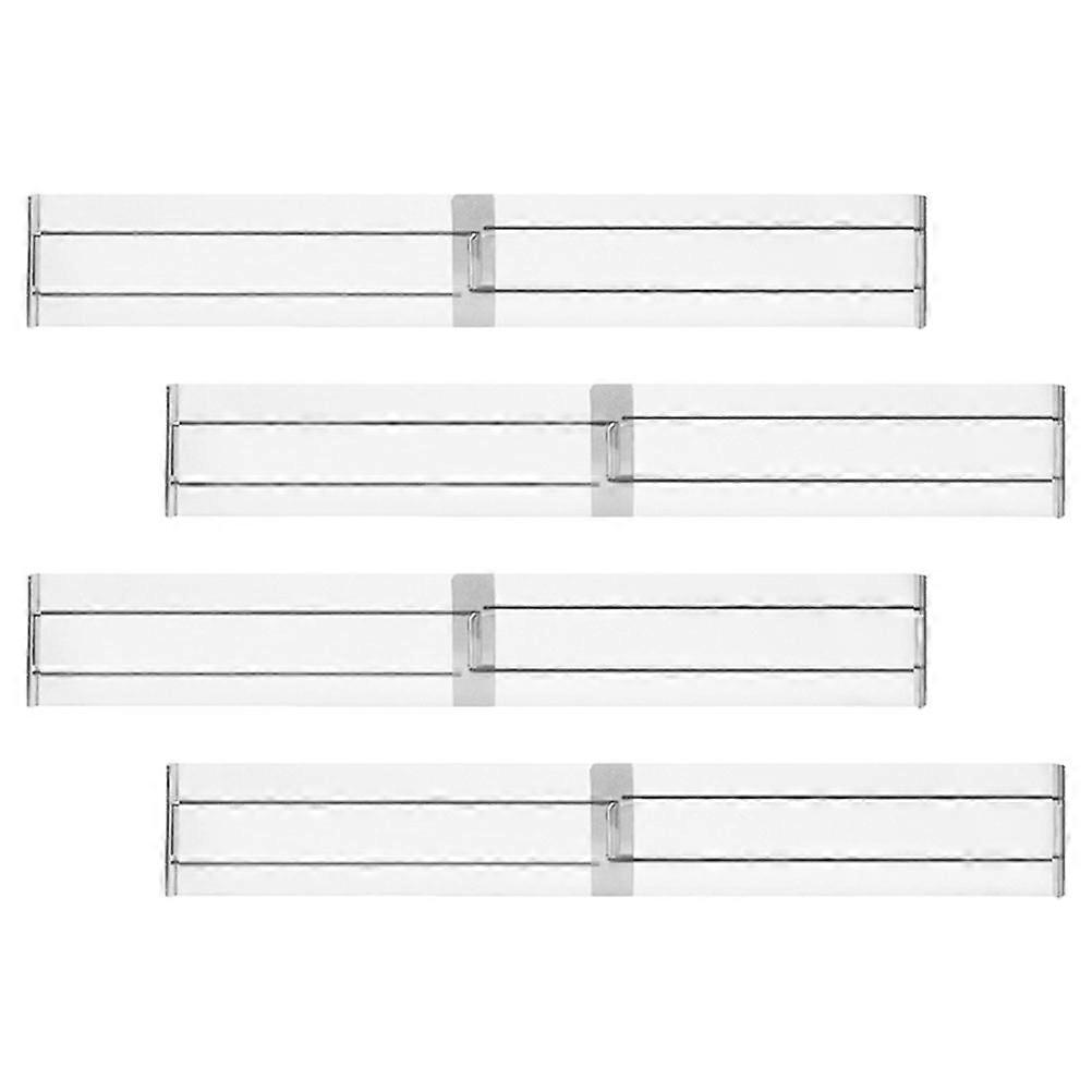 Drawer Separator Organizer Flexible Drawer Divider Board for Home 4Pcs Set