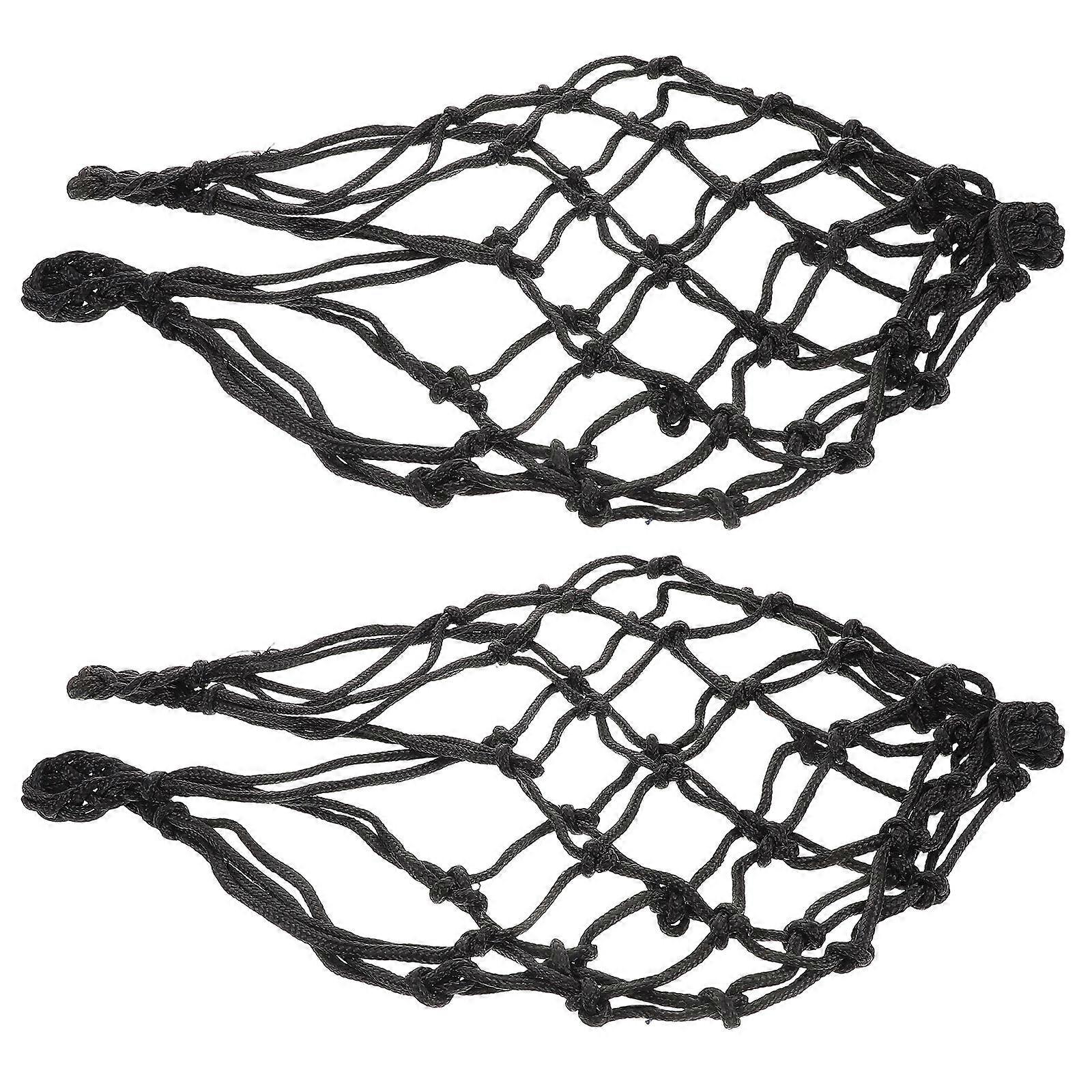 Sports Ball Storage Bag Mesh Structure Soccer Balls Games Prevent Rolling Out 2Pcs