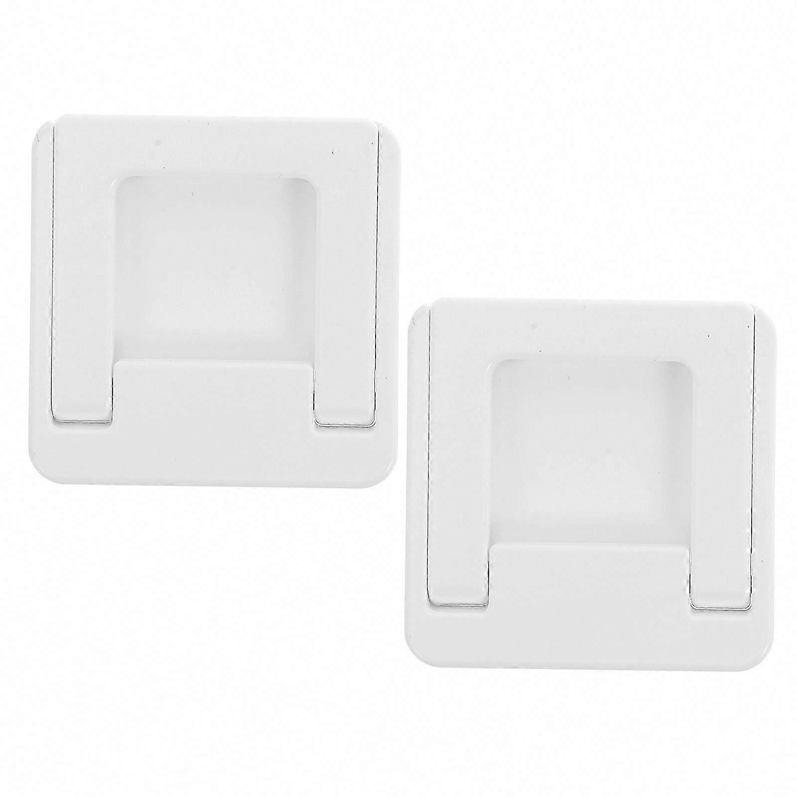 2pcs Self-adhesive Foldable Anti-collision Safety Cupboard Door Pull Handle