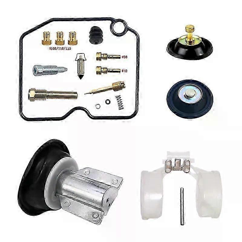 قابلة للتطبيق سوزوكي Burgman 400 Skywave400 AN400 98-02 طقم إصلاح المكربن سكوتر الكربوهيدرات تعويم أجزاء