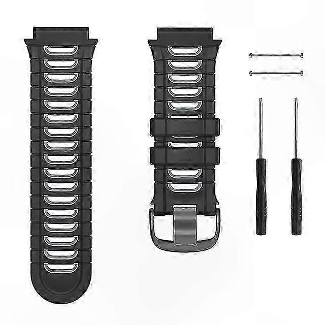 Silicone Sport Strap for Running GPS Watch - Soft, Breathable, Colorful Wristband Replacement with Tool