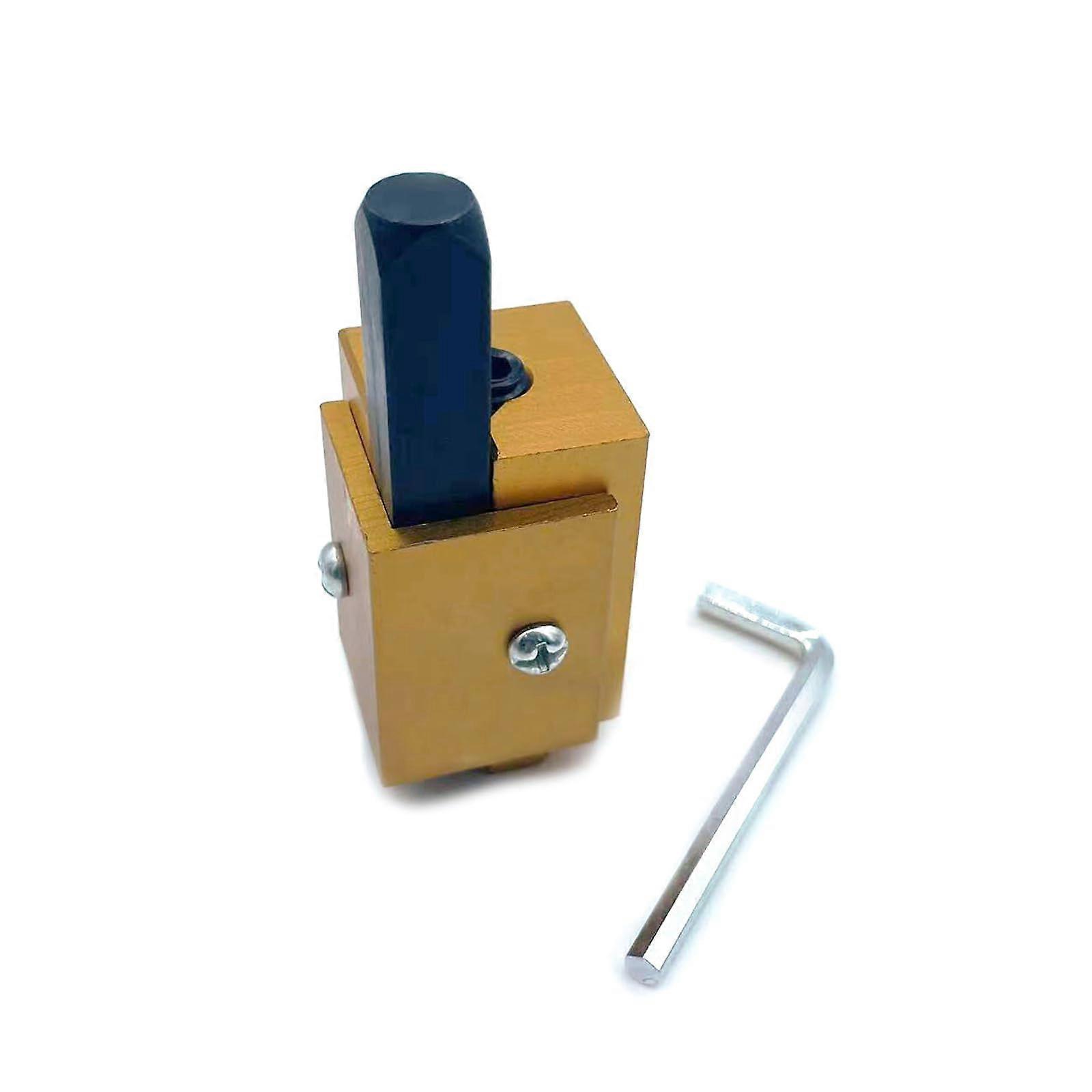 Woodworking Right Angled Punching Chisels Set For Recessed Hinge And Door Lock Recess Corner Squaring Gold