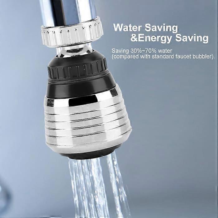 Faucet Head - Water Saving - 360 Swivel - ABS - Screw-in - Anti-splash