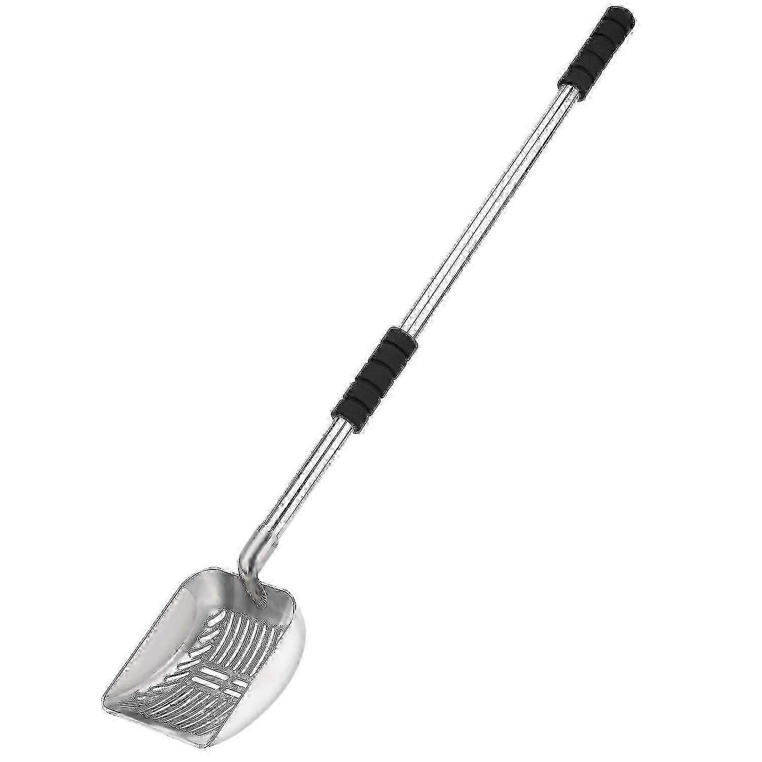 Metal Scoop With Deep Shovel And Long Handle Detachable Stainless Steel Non-Stick Sifter With Foam