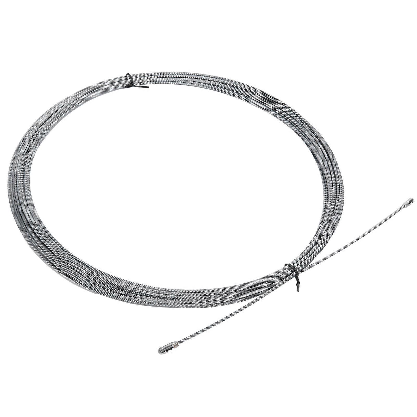 Stainless Steel Wire Rope Stranded 50m/164ft for Elevator Lifting Traction Towing Pulling Strapping