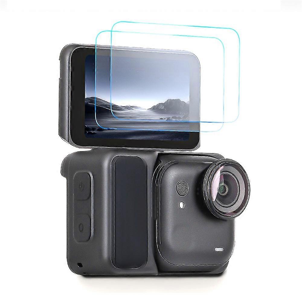SUNNYLIFE GU-BHM044 2Pcs Compatible For Insta360 Go Ultra Screen Protector 9H Hardness High Definition Tempered Glass Film