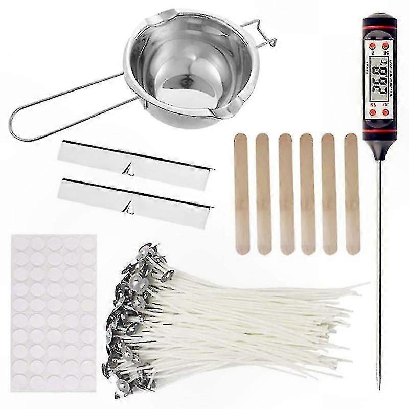 Beginner Candle Making Kit with Wick and Crafting Tools for DIY Projects