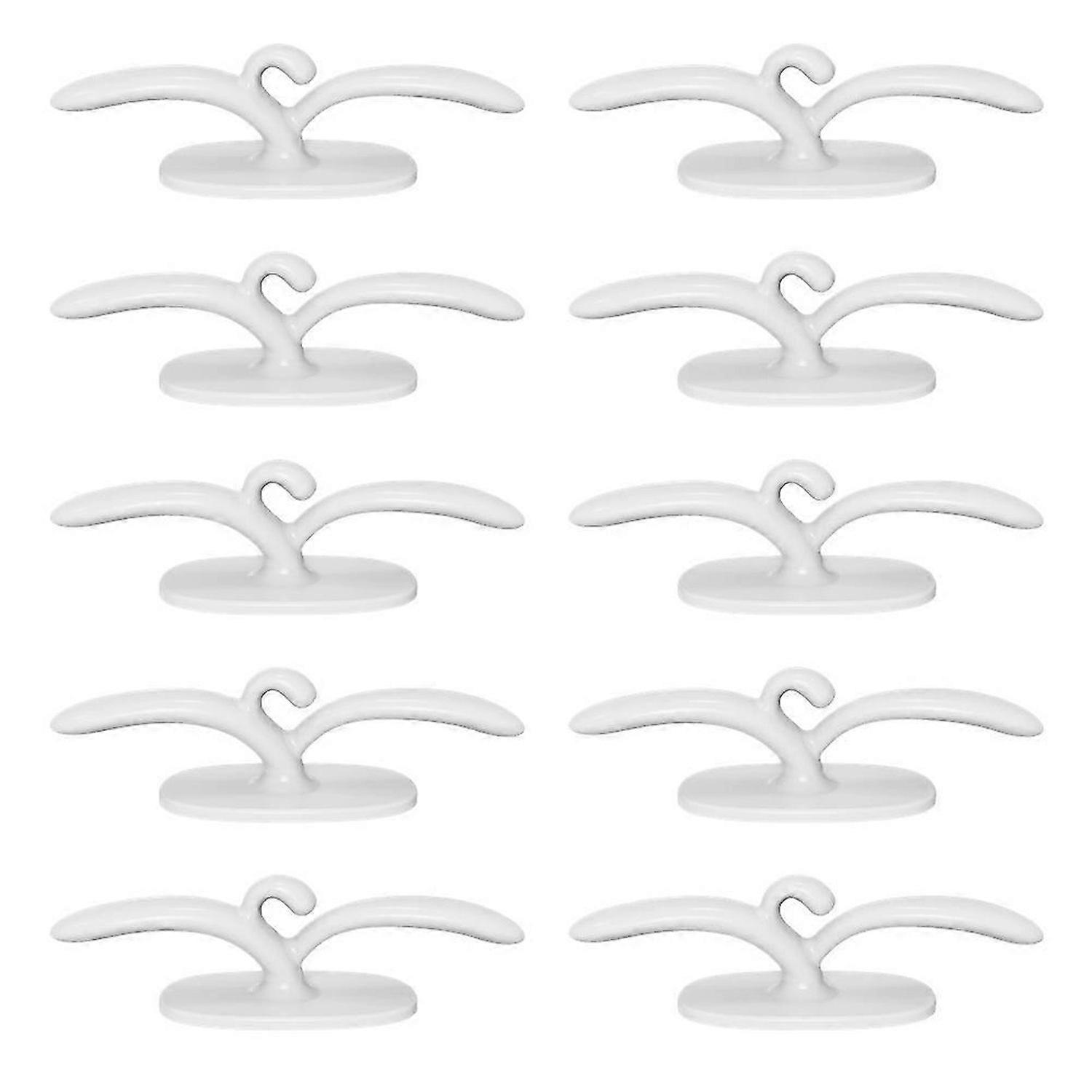 Kitchen Wire Winder Household Wire Organizer Plug Hook Holder White