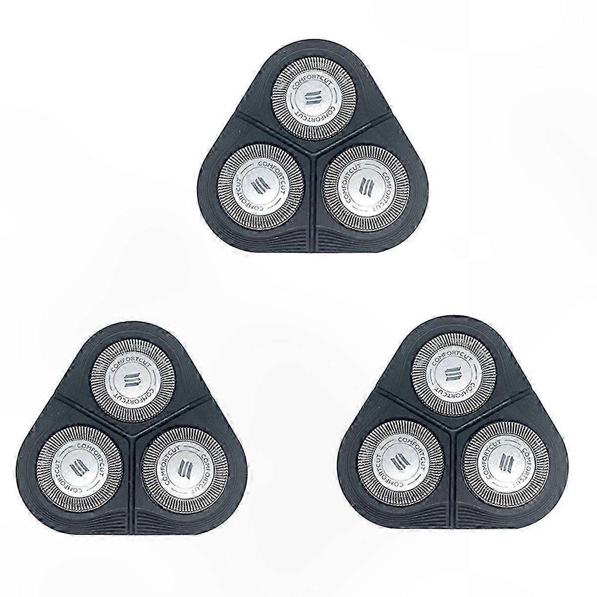 Replacement Shaver Heads for Series 1000 Blade Cutter - 3 Pack Universal Fit for S1000 S1010 S1020 S1050 S1060 S1070 Models