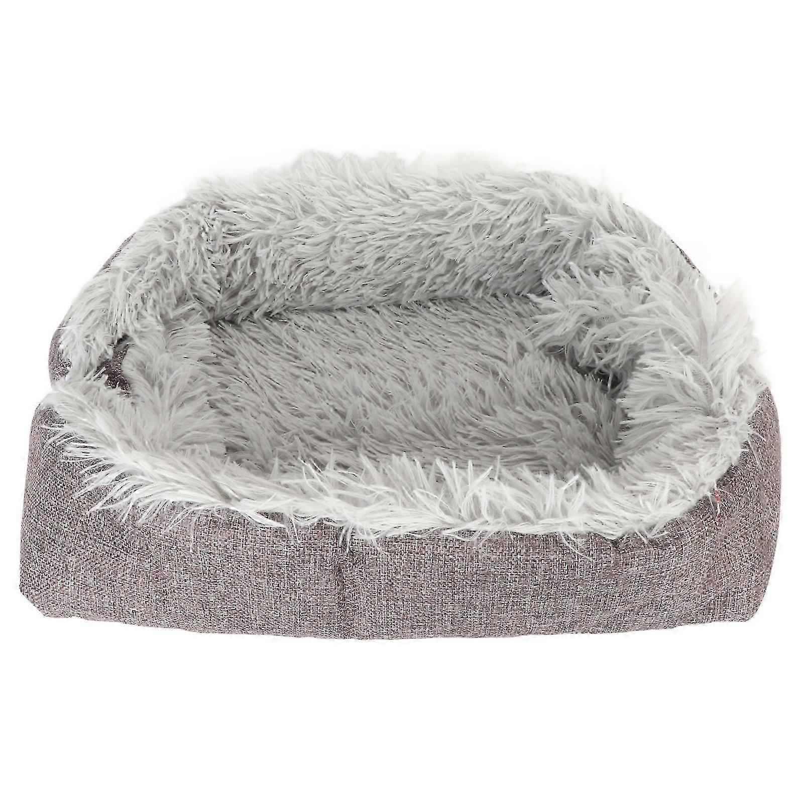 Pet Car Seat Soft Removable Machine Washable Plush Dual Purpose Puppy Cushion Bed for Small Cats Pets