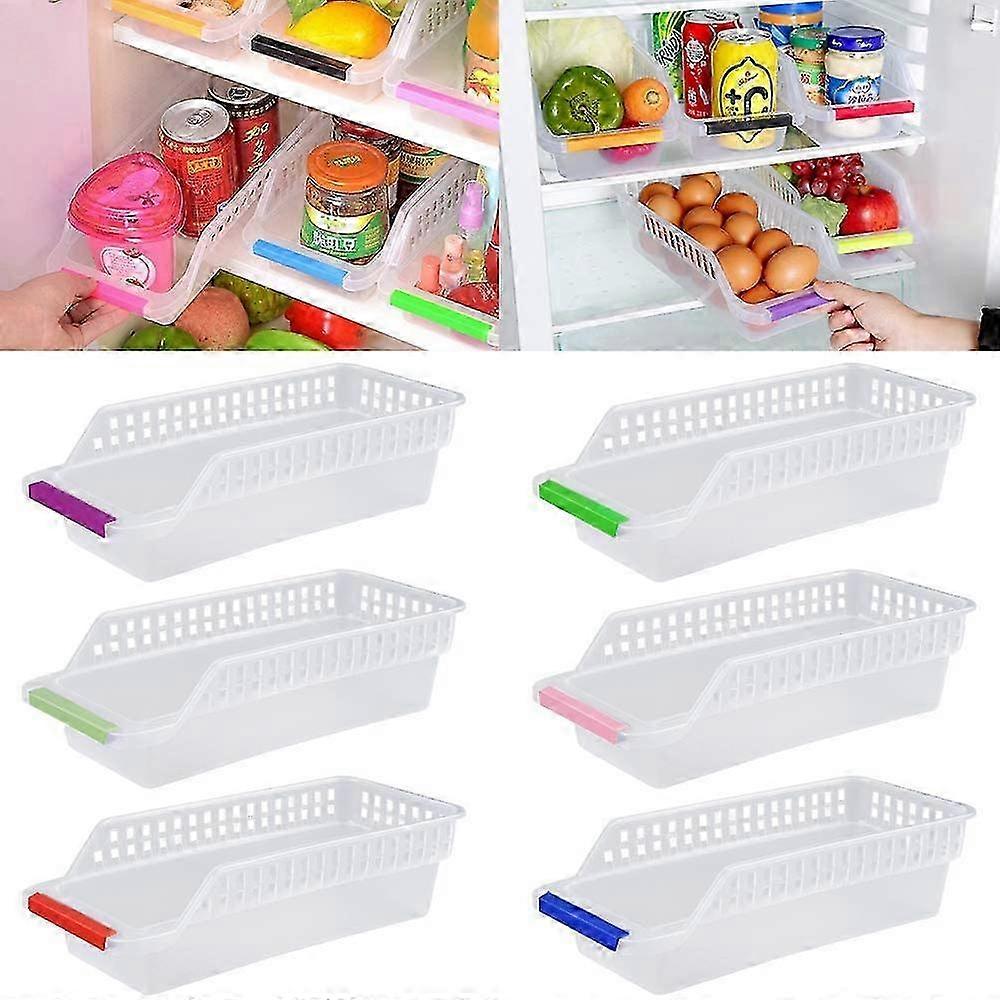 Kitchen refrigerator storage rack, save space 2025