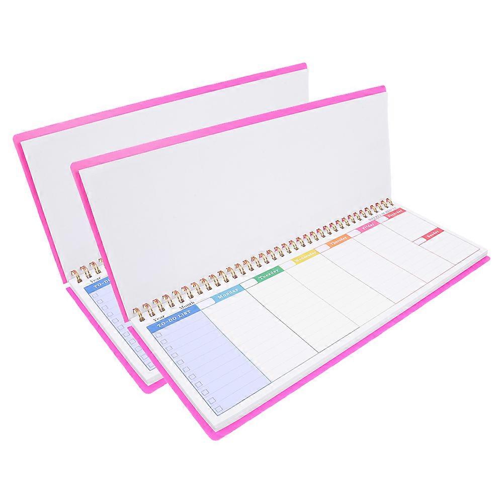 Weekly Planner Small Organizer for Office Use with Spiral Binder 6Pcs