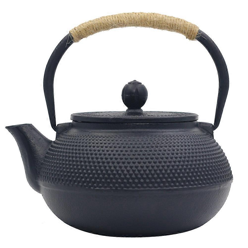 900ML Cast Iron Teapot Japanese Style with Tea-Strainer Household A