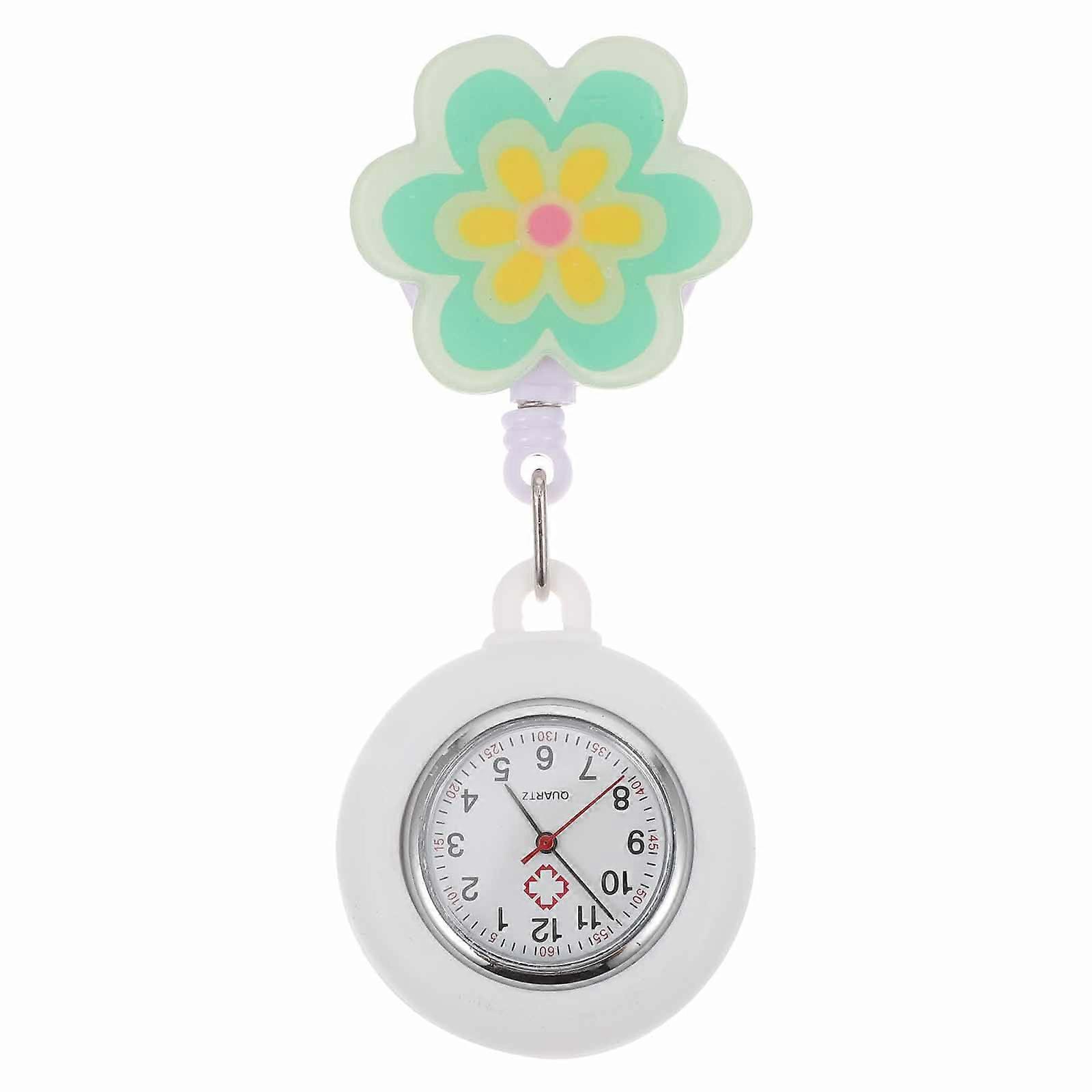 Luminous Nurse Chest Watch Pocket Clip-on Quartz Watch
