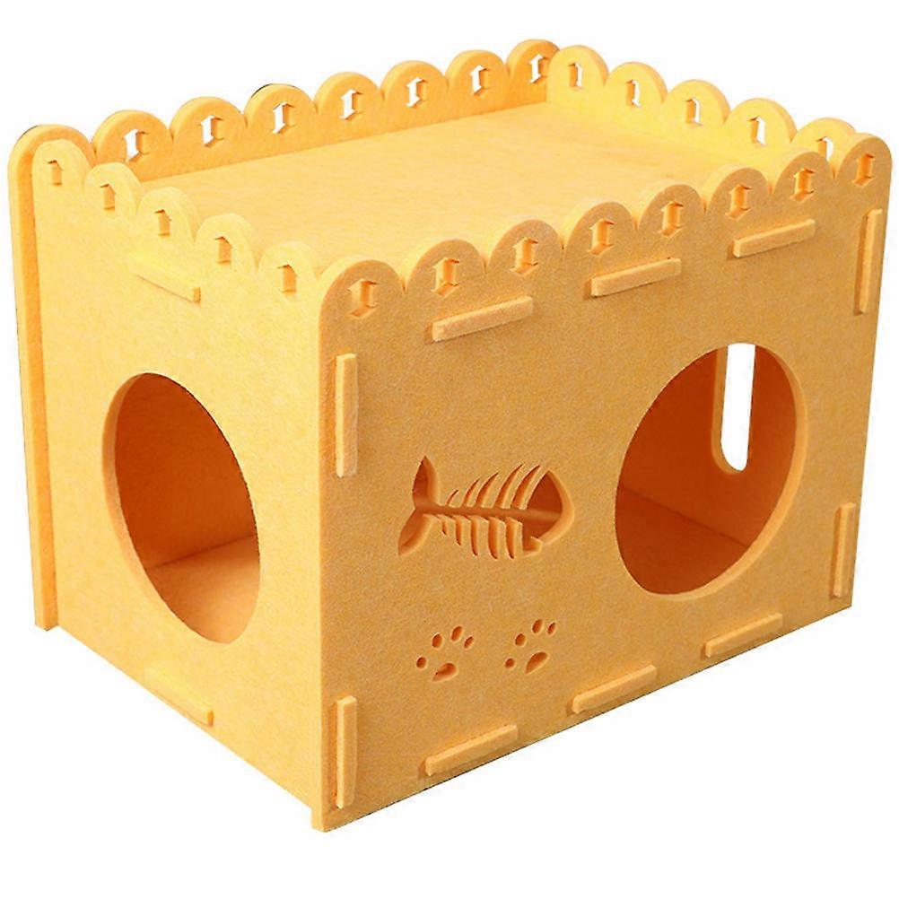 Cat Nest Cat Scratch Board Providing Breathable Space Felt
