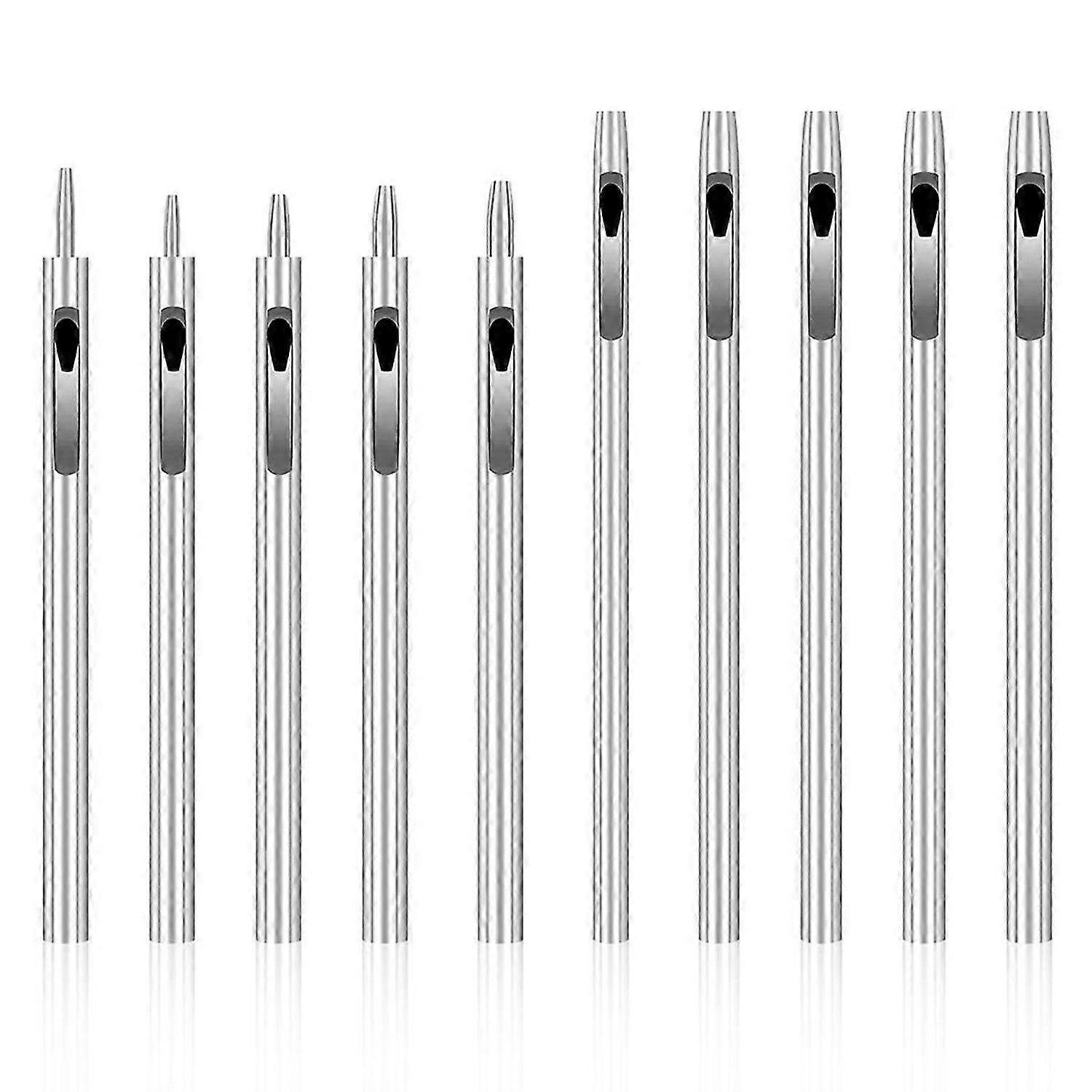 10 Piece Leather Hole Punch Tool Set, for Belts, Canvas
