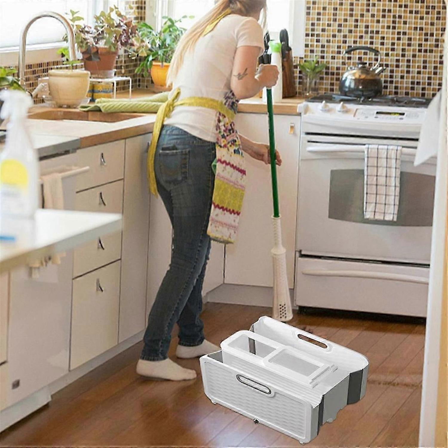 Folding Flat Mop Cleaning Bucket Handy Cleaning Bucket A