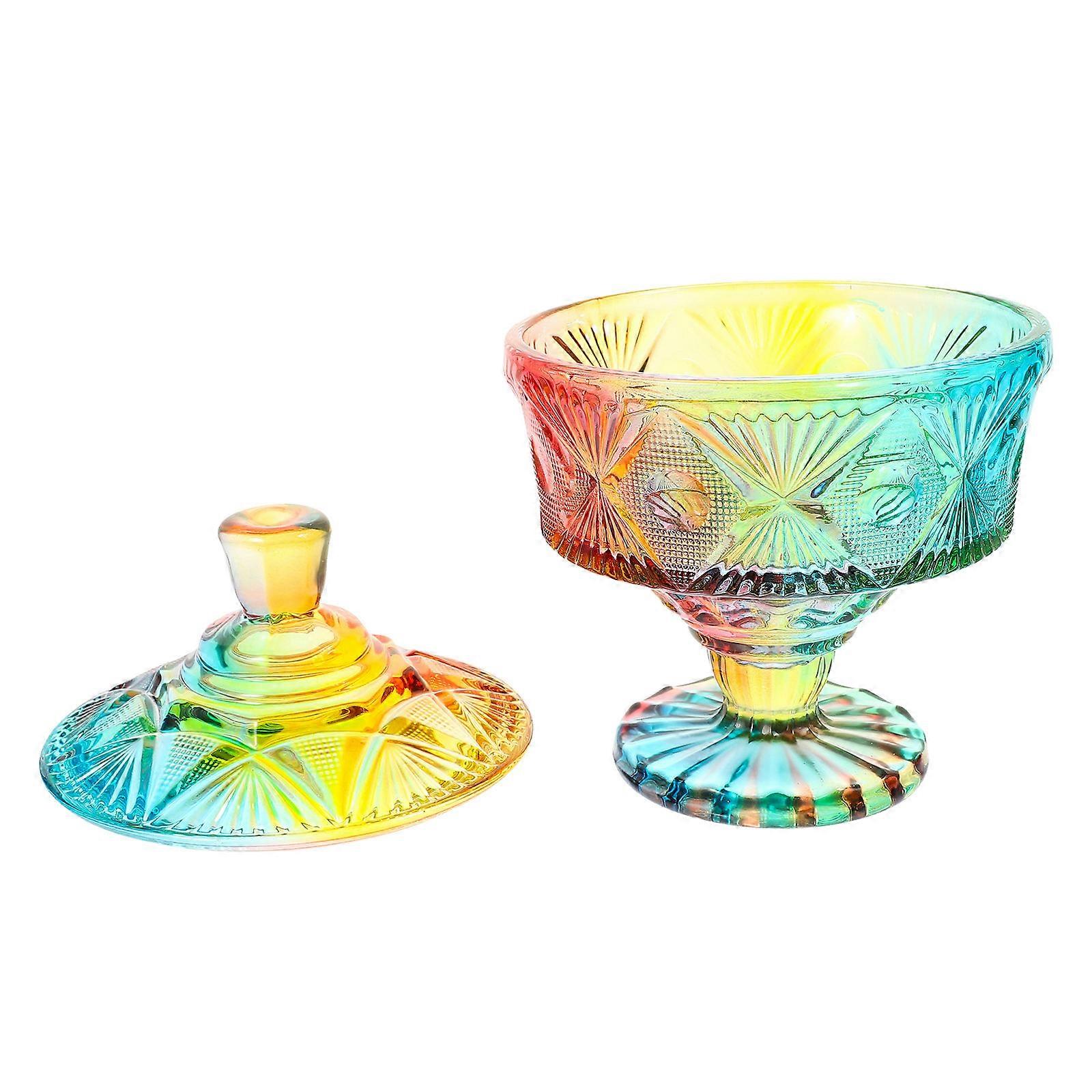 Water Storage Multi Crystal Glass Storage Jar for Candy Jar