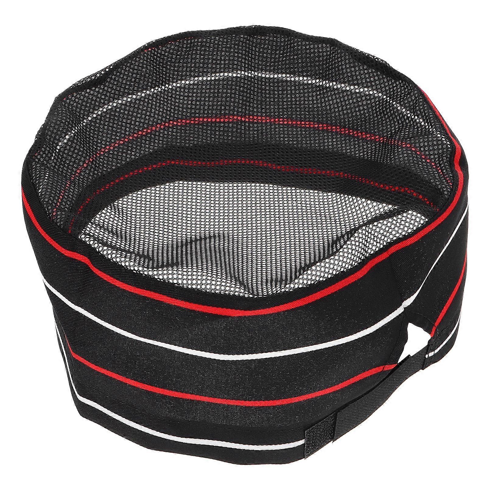 Reusable Chef Caps for Men and Women Breathable Mesh Top Kitchen Hat for Professional Use in Hotels and Restaurants 1Pcs
