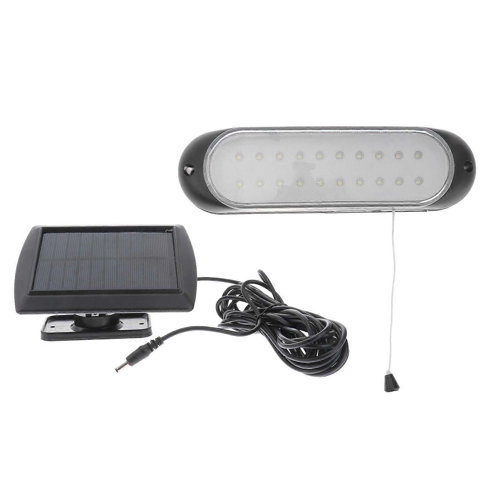 Solar Light 1Set Indoor Outdoor Dual Lamp for Lighting with Pull Control