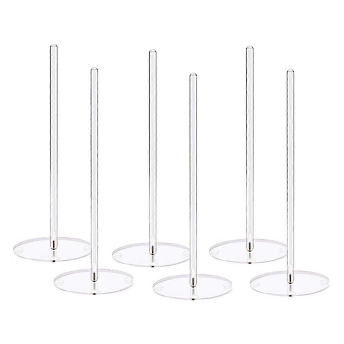 Donut Stand 6 Pack,Acrylic Bagel Stand,Donut Display Stand