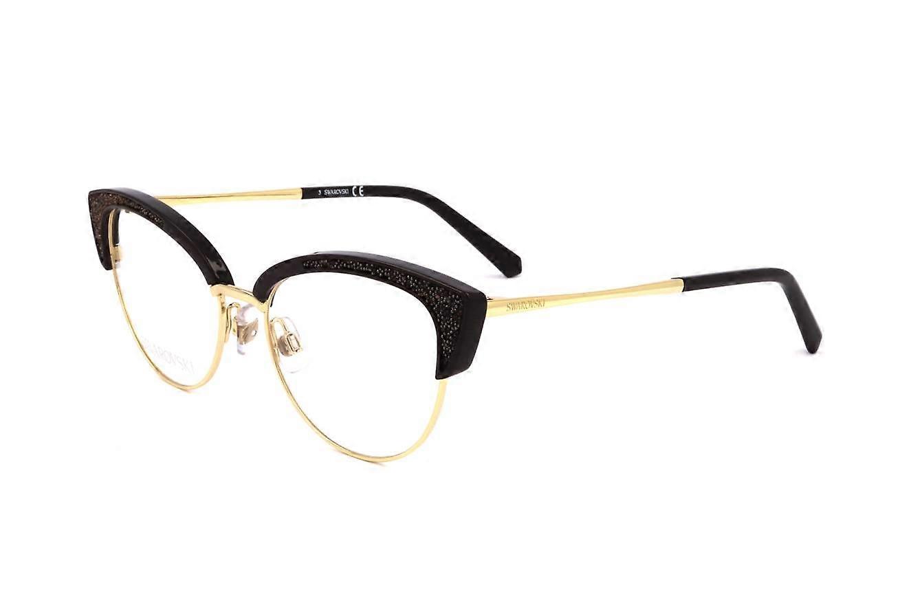 Montures Lunettes Swarovski SK5363 048 SHINY DARK BROWN 53/17/145 FEMME 53 mm