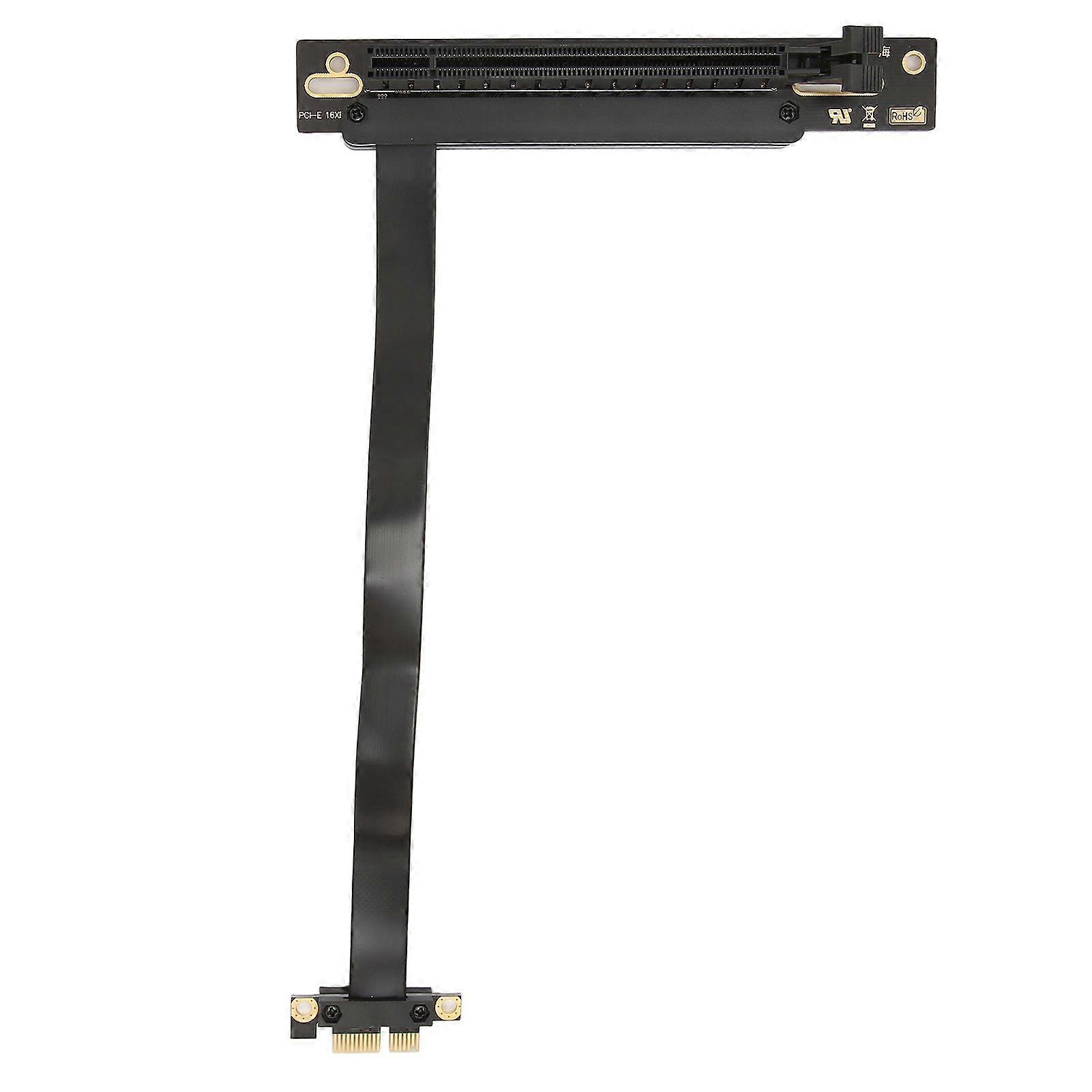 PCIE Extension Cable 20cm 1X to 16X High Speed Stability Double Protection Strip PCIE Adapter