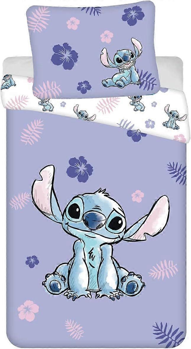e150 Disney Lilo and Stitch Bedding Single Duvet Cover Set Reversible with Pillow Case n150