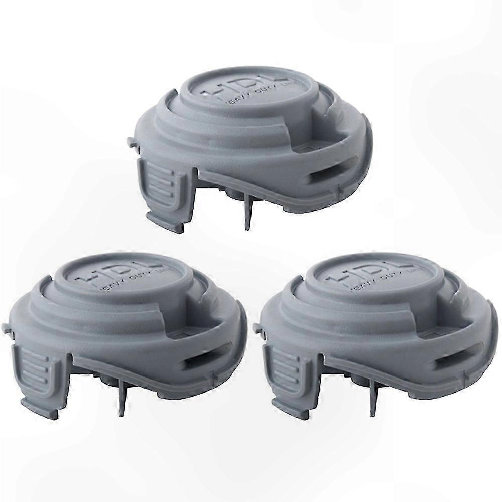 Replacement Line Spool Caps for Type 1 Trimmers, 3-Pack, Durable ABS Construction