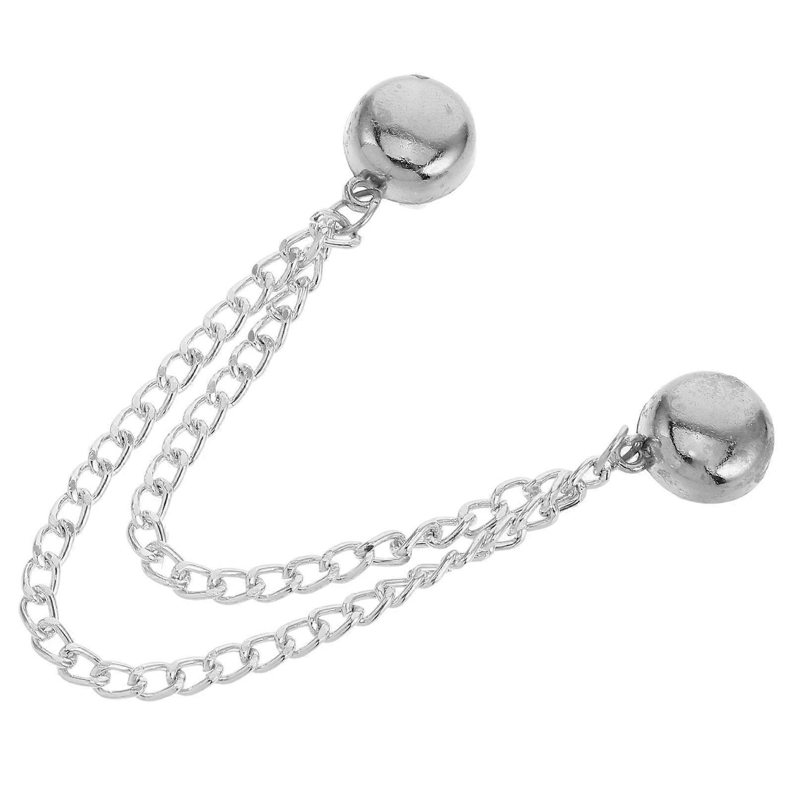 Alloy Magnetic Clothing Clips Silver Clip to Secure Clothes 4Pcs Multi Function