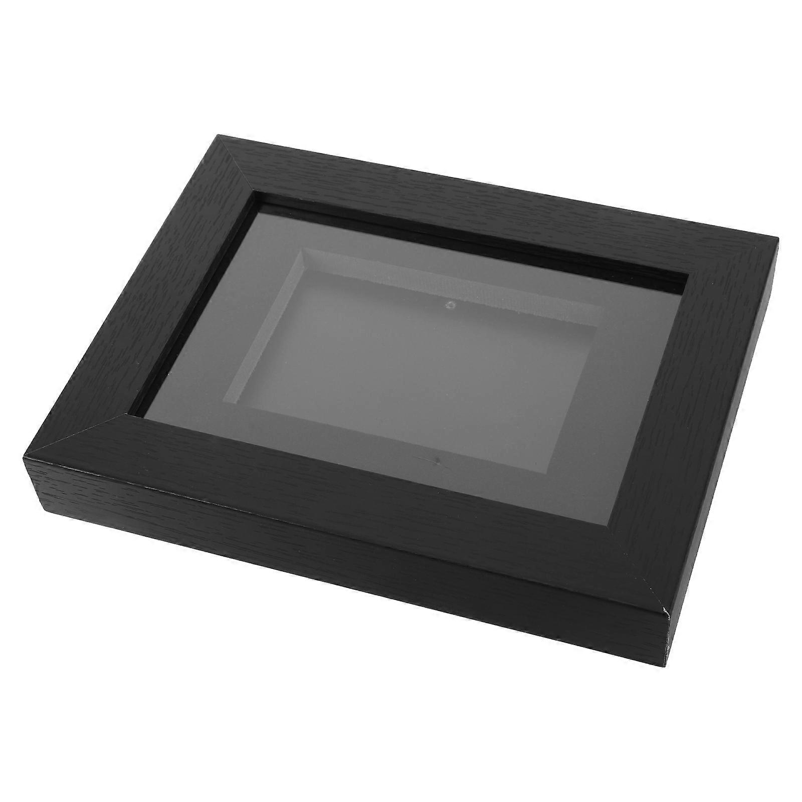 Trading Card Display Case Wall Mount for 4Pcs Cards with Dustproof Acrylic Cover