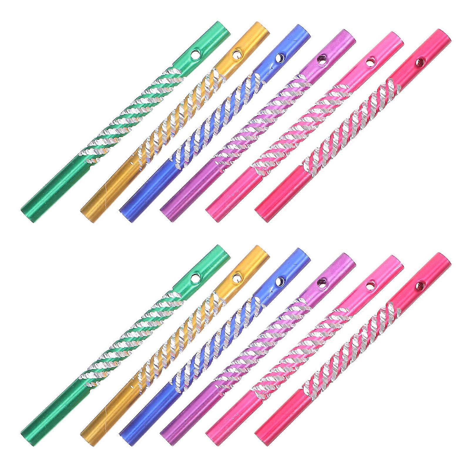 Metal Wind Chime Tubes for DIY Craft 300Pcs Assorted Color Tubes