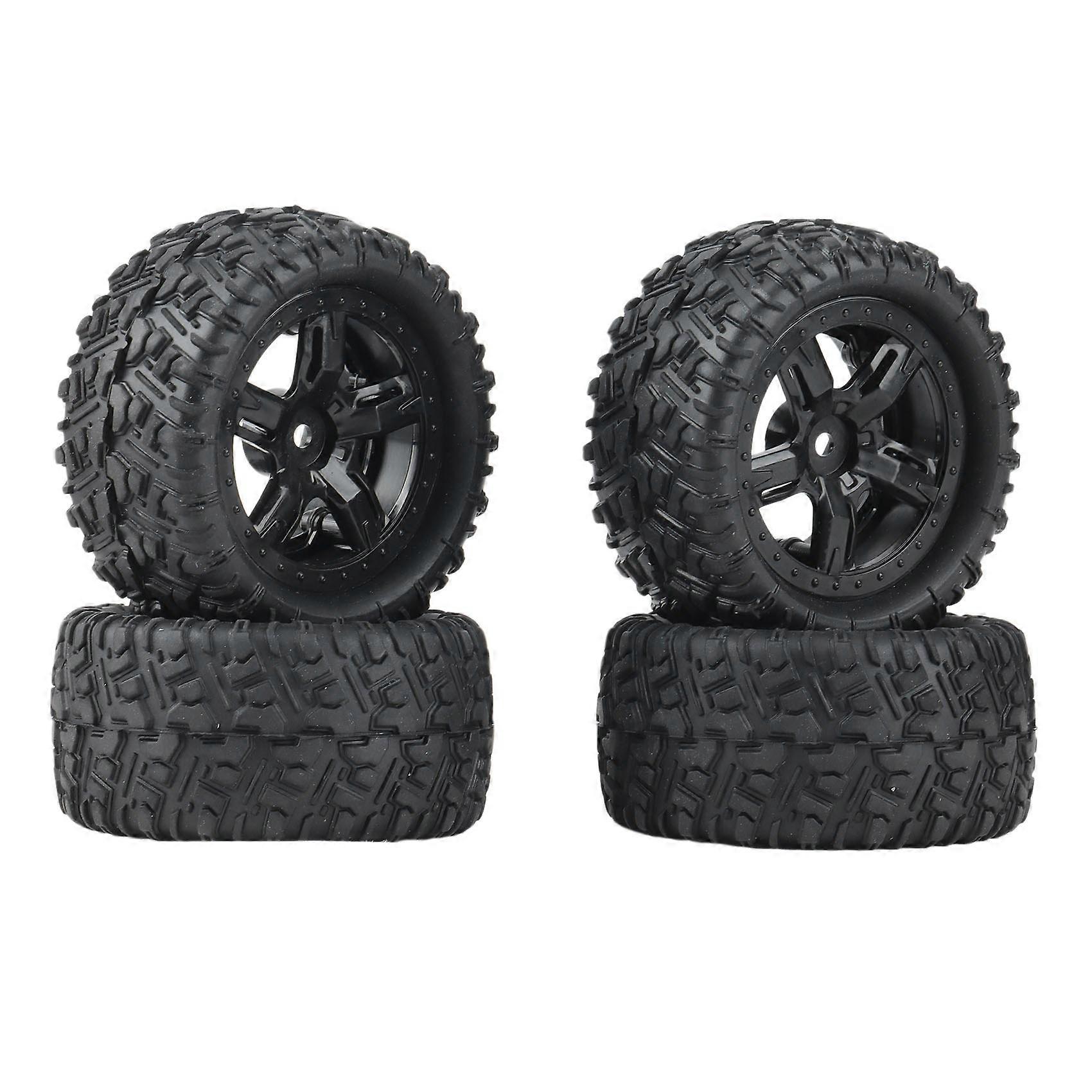 4Pcs Rubber Tires Tyre Wheel P6973 for Hobby Smax