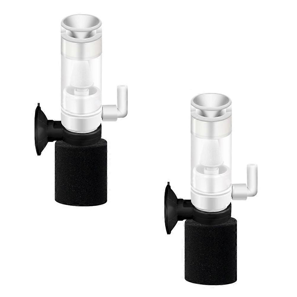 Aquarium Filter Mini Fish Tank Internal Oxygen Pump for Cleaning 6Pcs