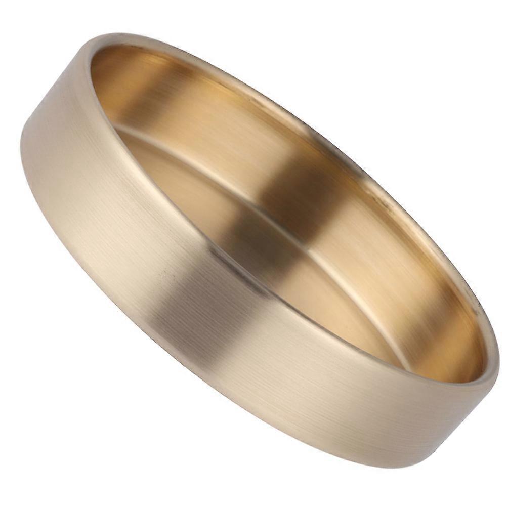 Brass Storage Plate Round Storage Holder for Home Use 4Pcs