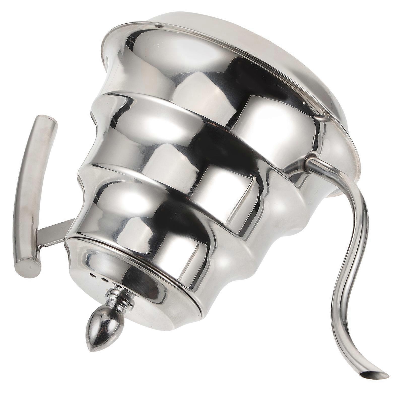 Stainless Steel Tea Kettle With Strainer For Home Use 1.2L Ergonomic Design Perfect For Boiling Water