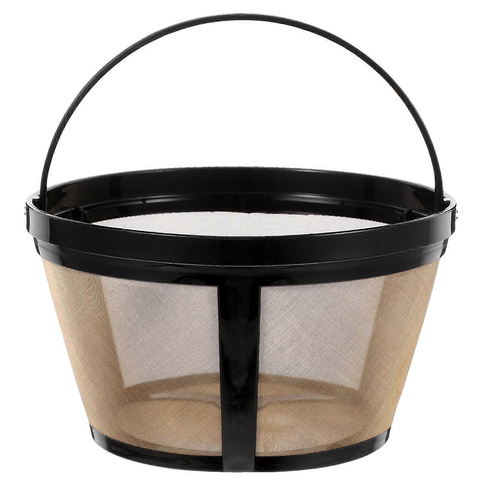 Stainless Steel Coffee Filter Permanent Mesh For Most Coffee Machines Easy Cleaning Office Use 1Pcs