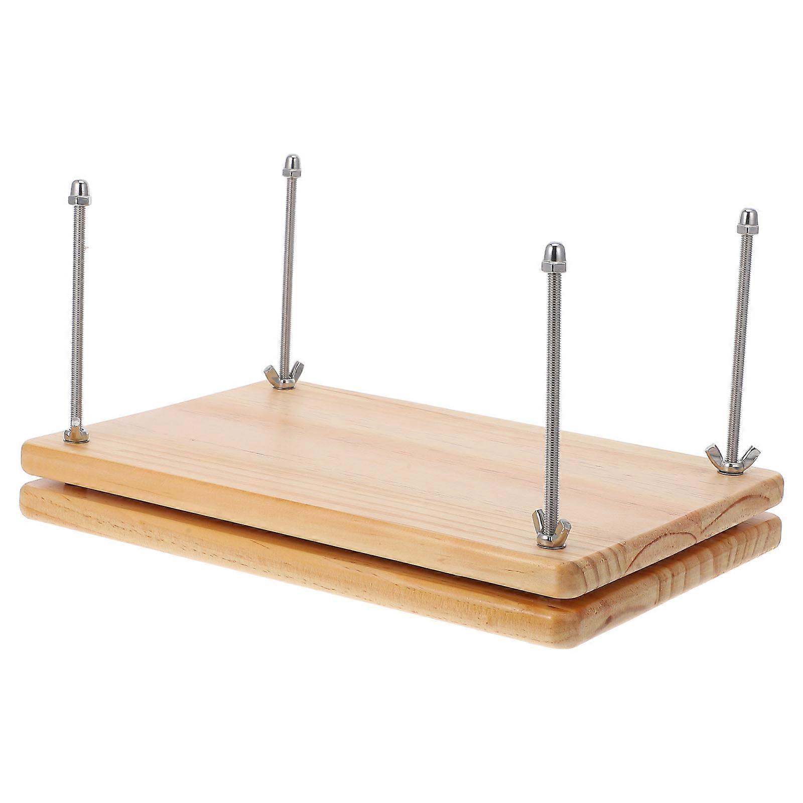 Binding Supply Wooden Book Press for Binding 2Pcs Portable Book Press Tool