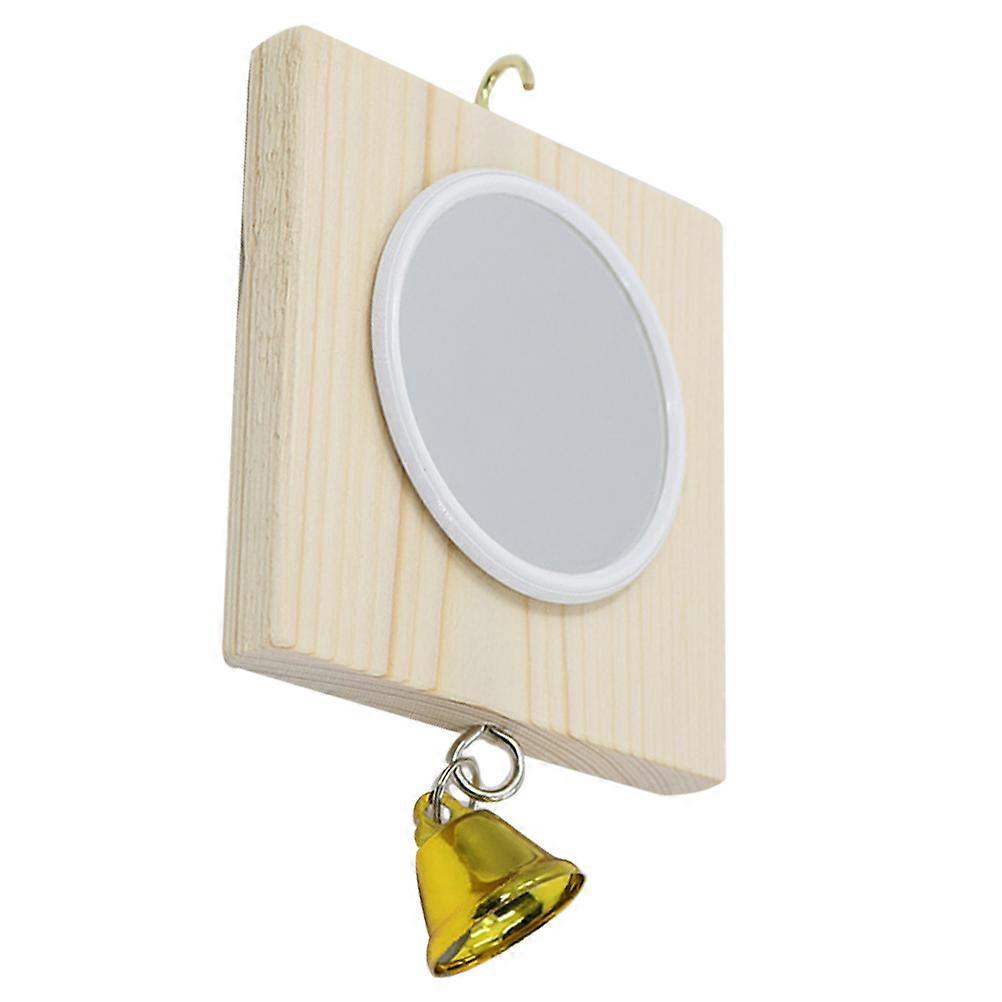 Bird Mirror Interactive Toy For Pet Birds 5.70X3.85 In Assorted Color Beautifully Designed 3Pcs
