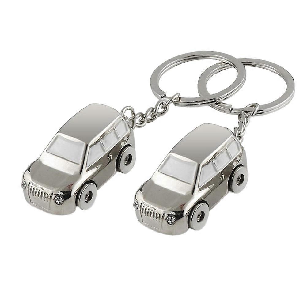 Creative Gift Keychains Mini Car Model for Decoration 6Pcs