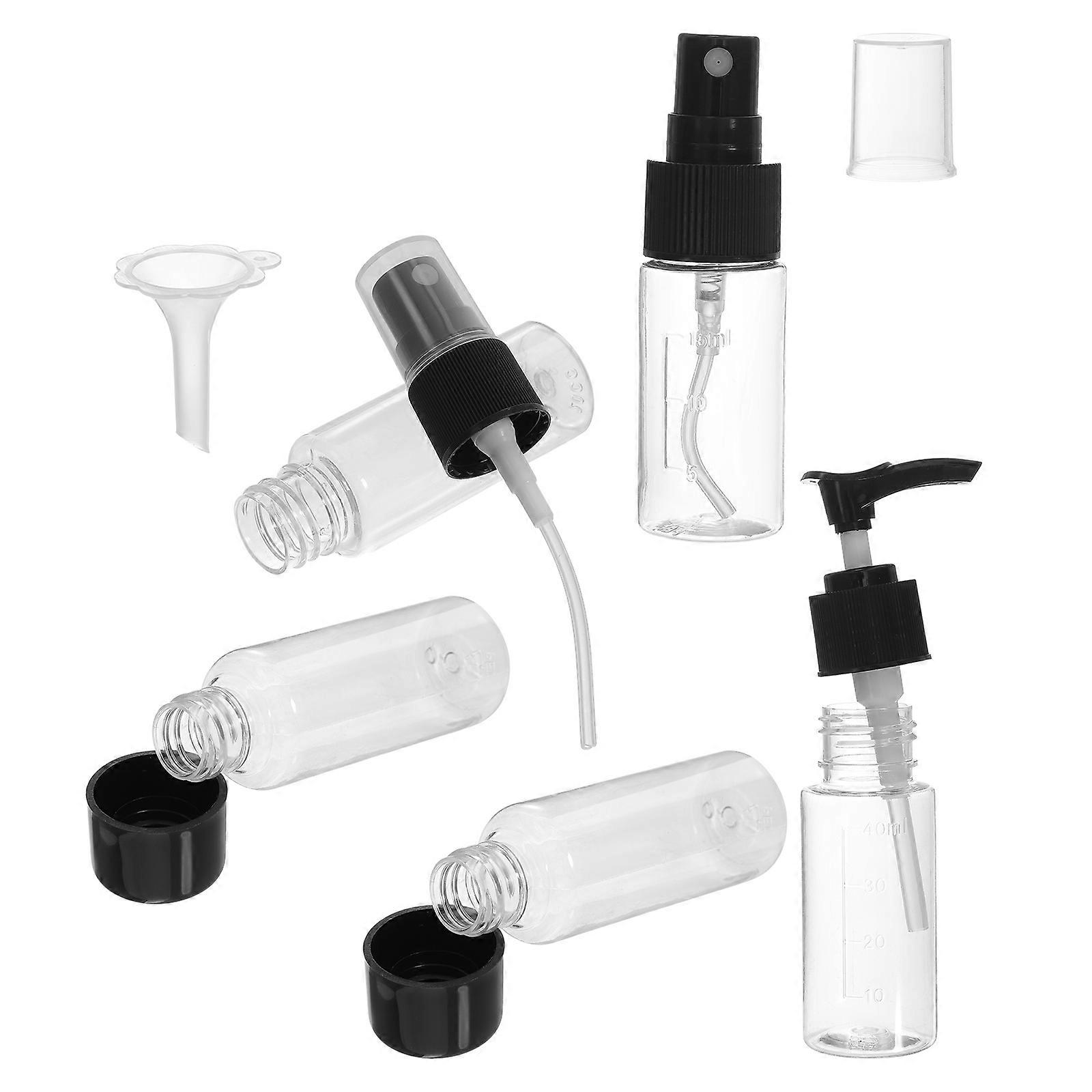 Travel Bottles Kit Makeup Storage Bottle for Storage Use 3Sets Black