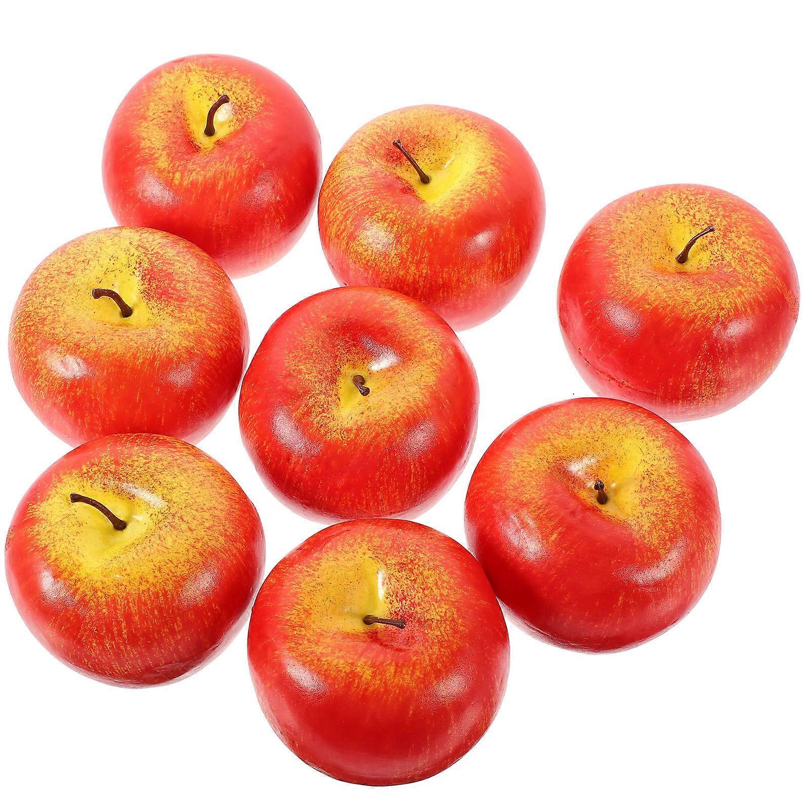Models 40 Pcs Fake Foam Decorative For Party Decoration And Retail Display Red Round Decoration