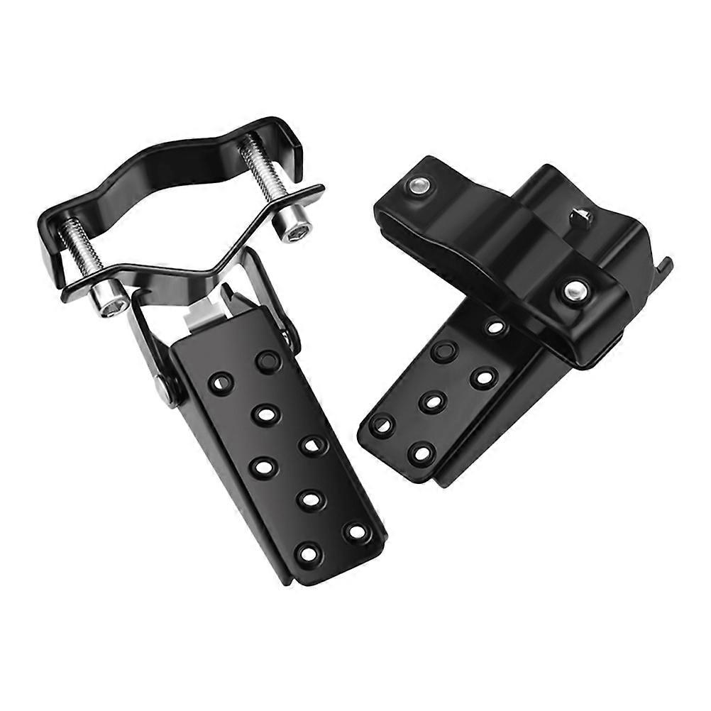 Durable Bicycle Rear Seat Pegs 2 Pairs For Bike Riding And Outdoor Use In Black Color With Replacement Accessory Features