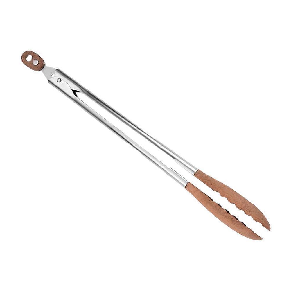 Walnut Wood Tongs For Grilling Barbecue Picnic Use Elegant Design 4Pcs