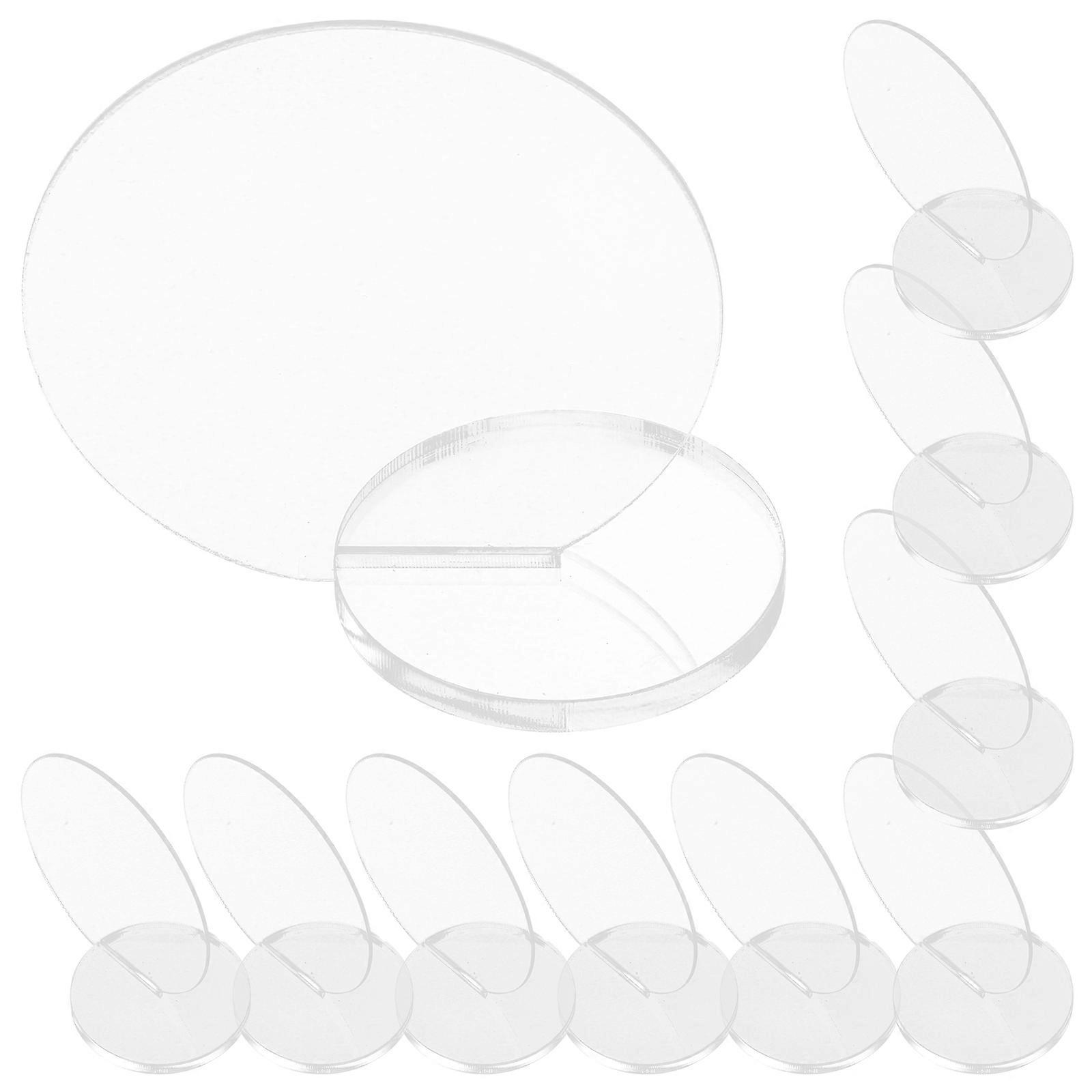Round Acrylic Table Numbers Wedding Reserved Signs for Party 30Sets