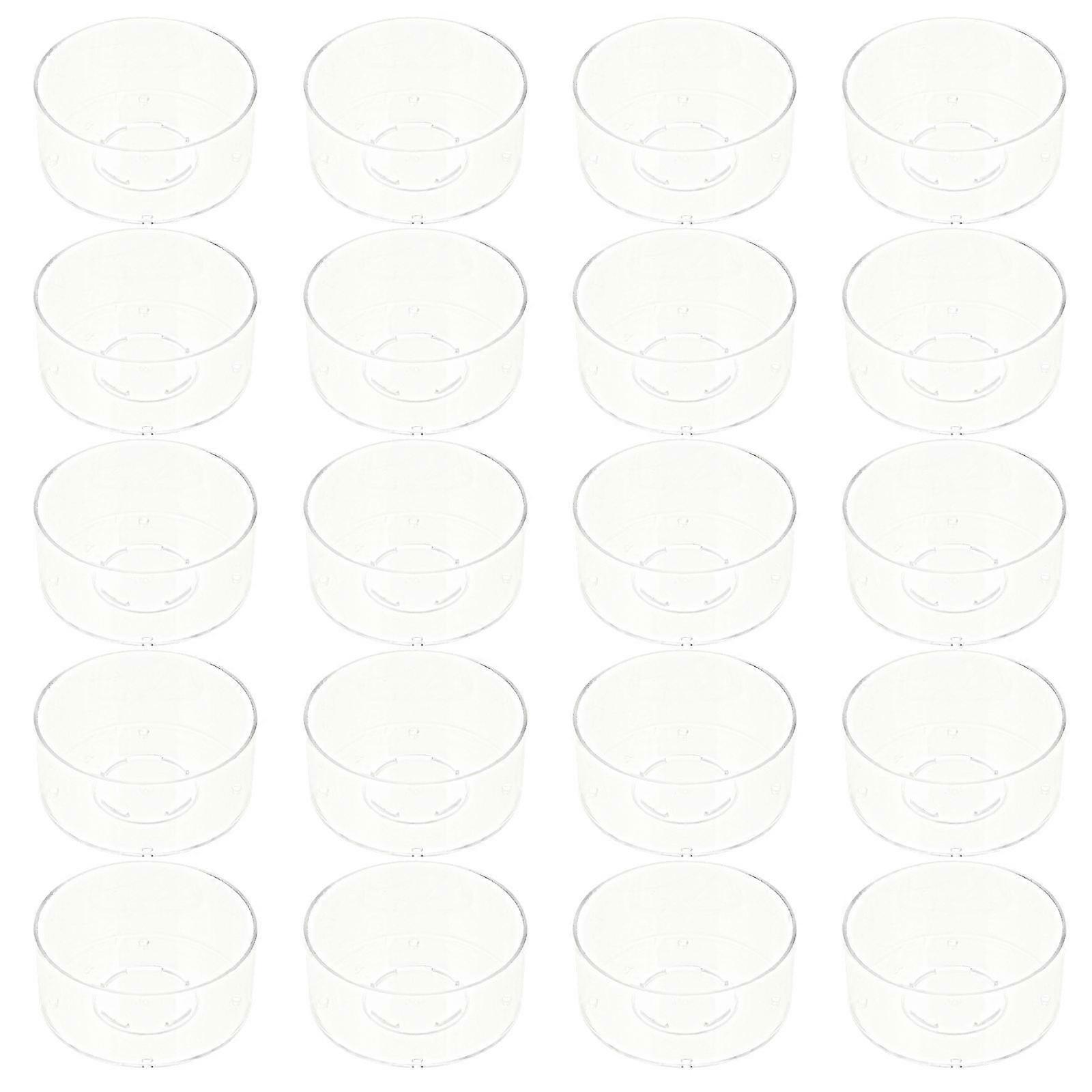 DIY Candle Mold Plastic Container for Candle Making 60Pcs
