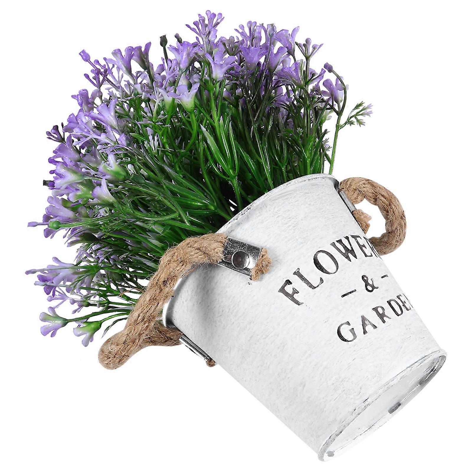 Artificial Potted Plant Vivid Decoration Featuring 2Pcs for Home