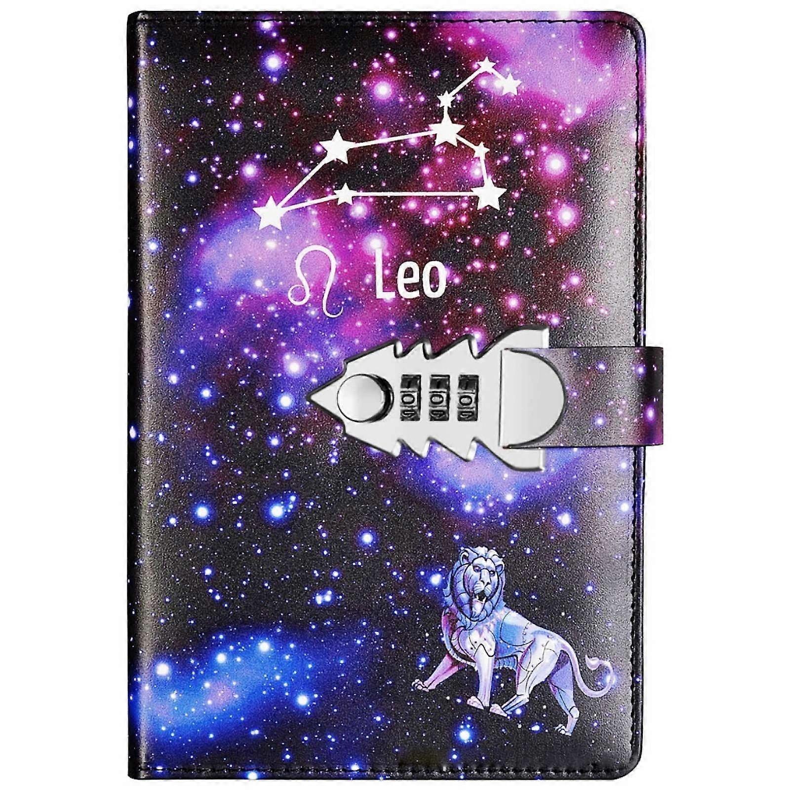 Milue Diary with Lock, Journal with Combination Lock Digital Password Notebook