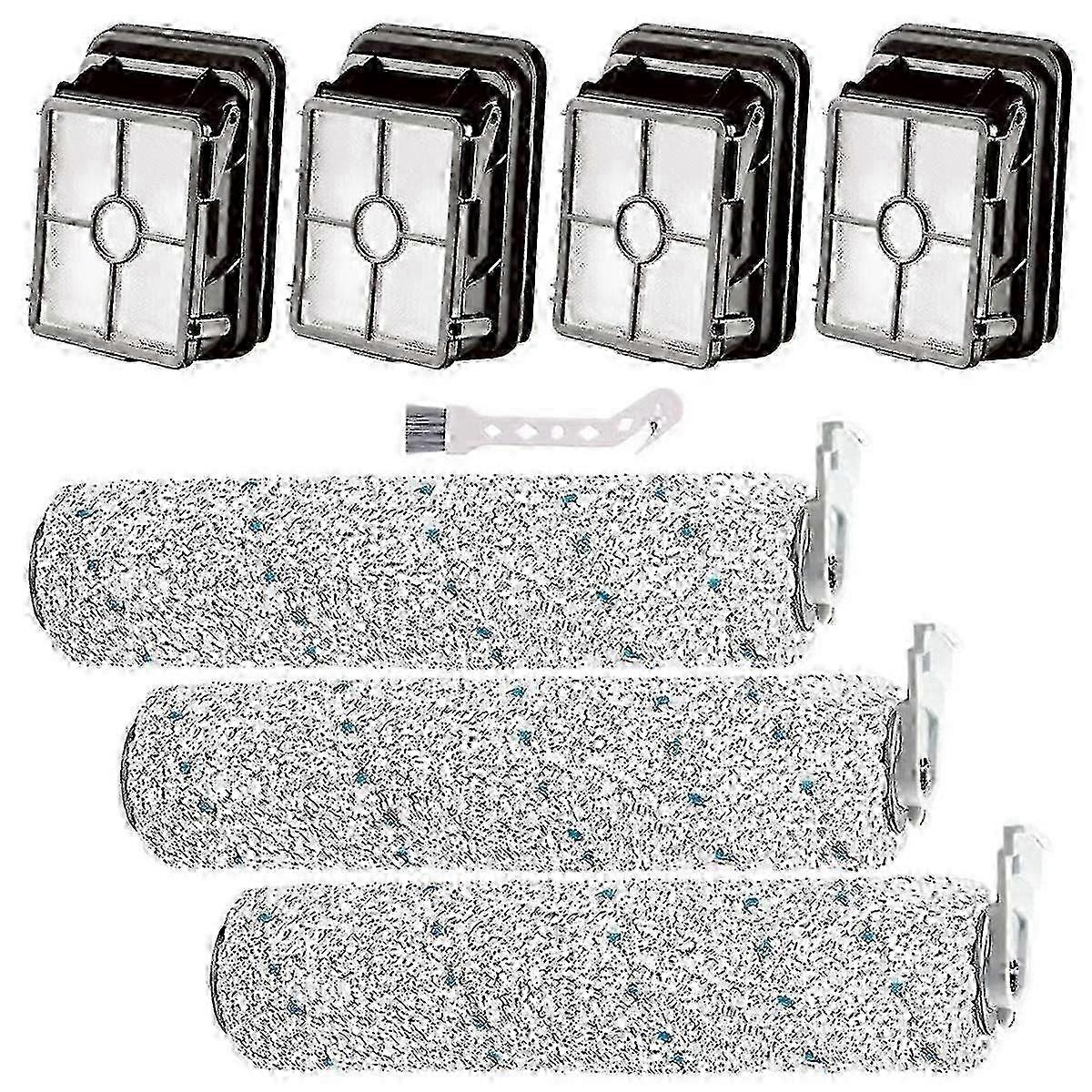 Replace Kit For Crosswave Cordless Max Series 2787 2554a, 25542, 25548, Multi-surface Brush Rolls Hepa Filters